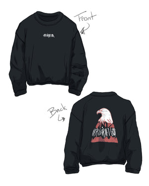 LONG SLEEVE MOUNTAIN EAGLE BLACK