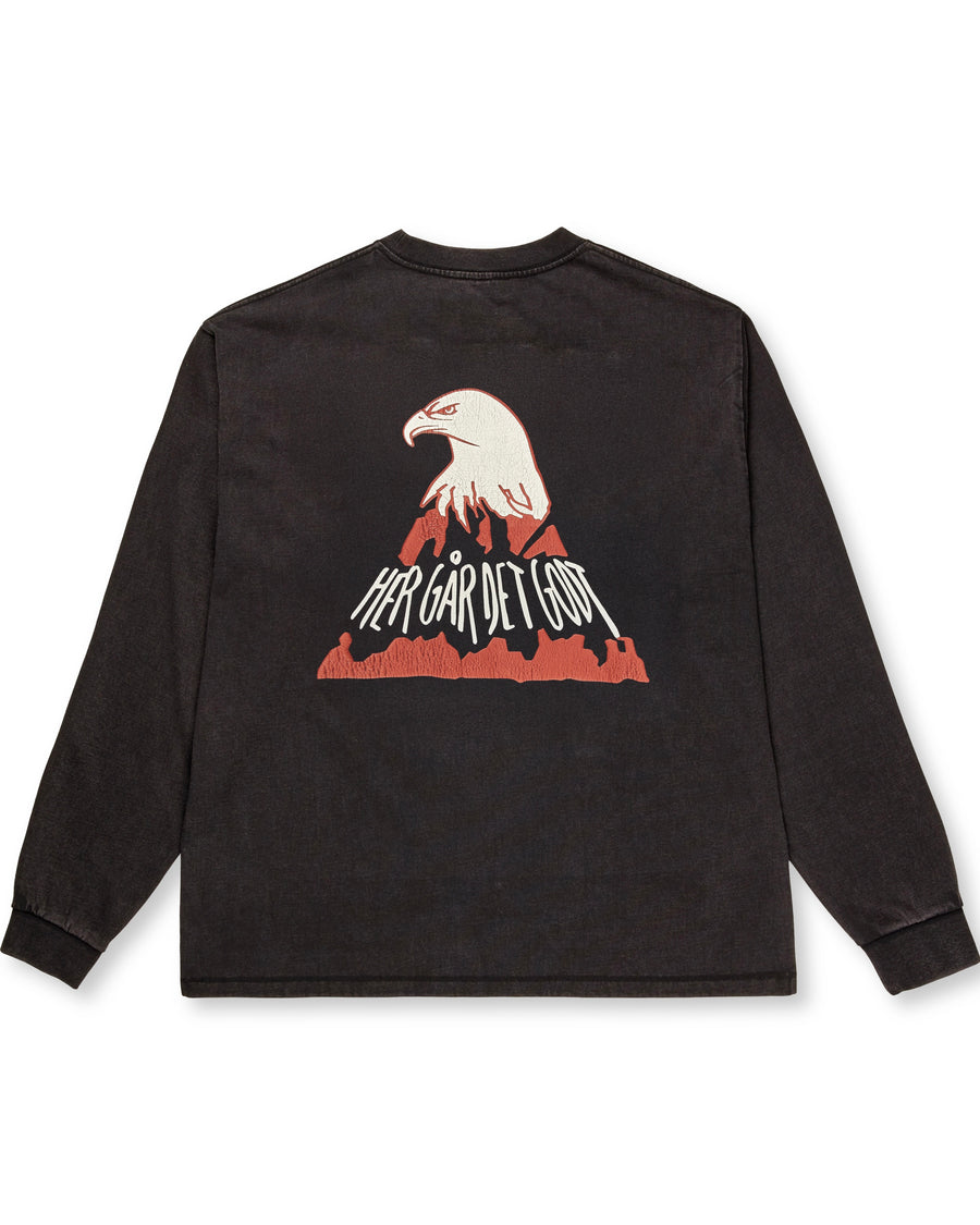 LONG SLEEVE MOUNTAIN EAGLE BLACK