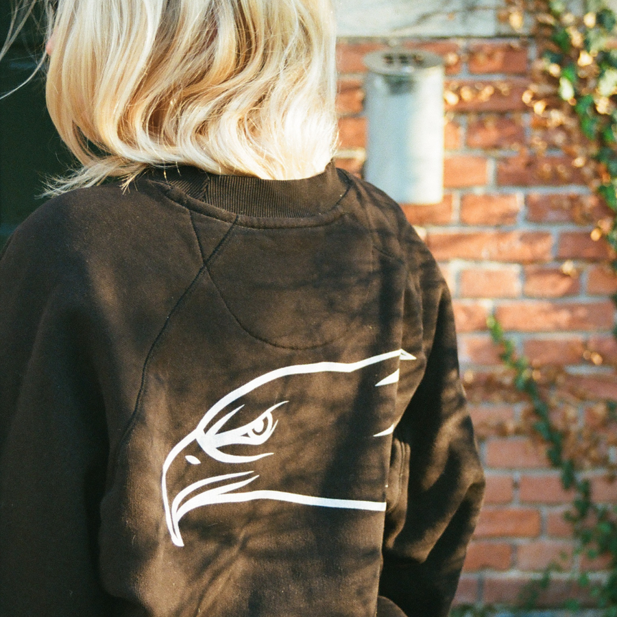 HGDG EAGLE CREW NECK - BLACK