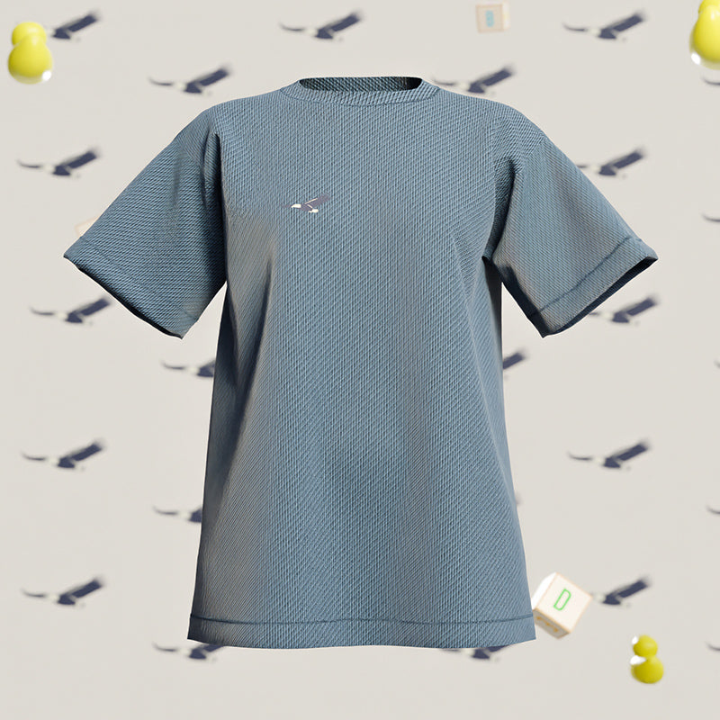 BLUE T-SHIRT KIDS EAGLE / HER GÅR DET GODT